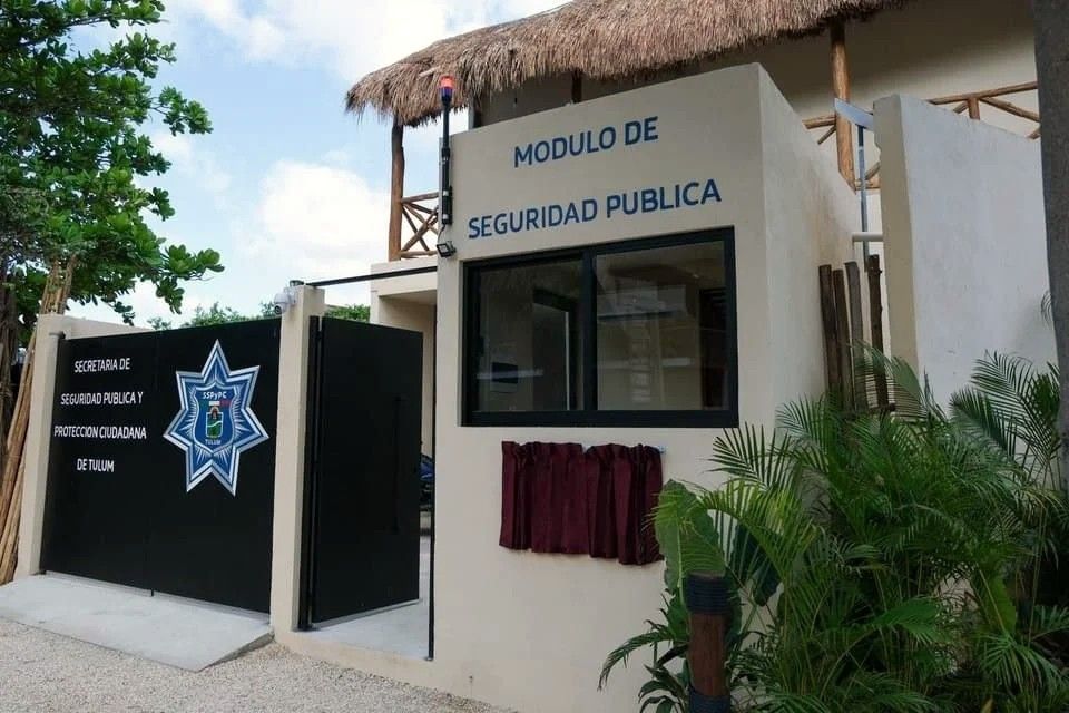 Fachada del Módulo de Seguridad Pública