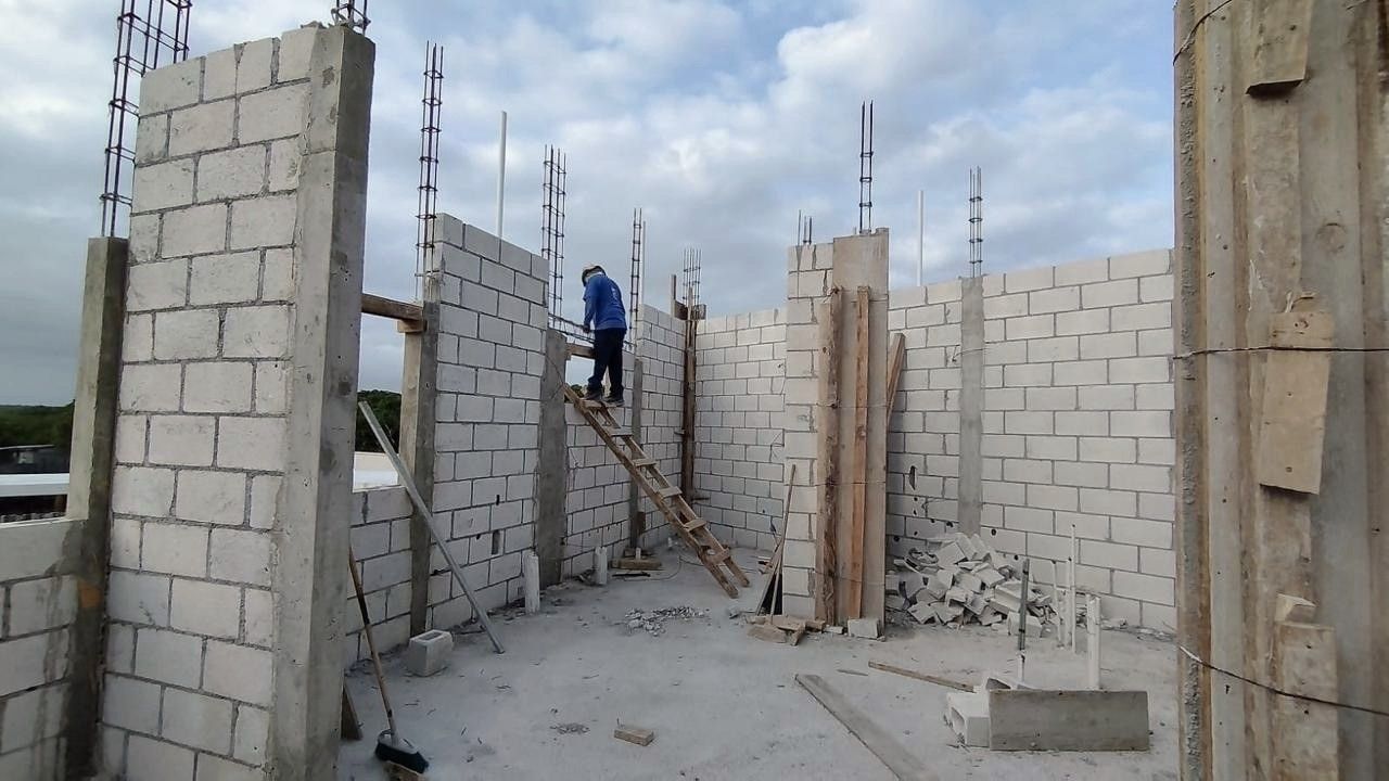 Muros en obra